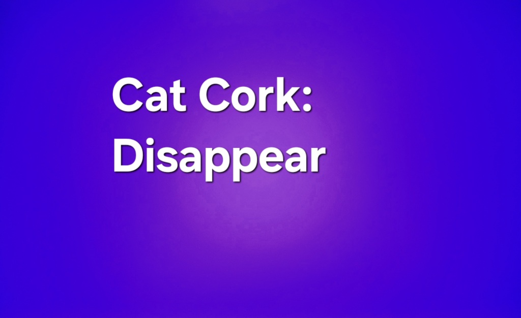 Ready to get wrapped in the echoes of Cat Cork’s recent release Disappear!